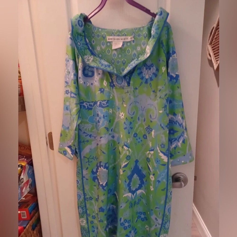 Gretchen Scott ruffneck dress. Gorgeous! Large